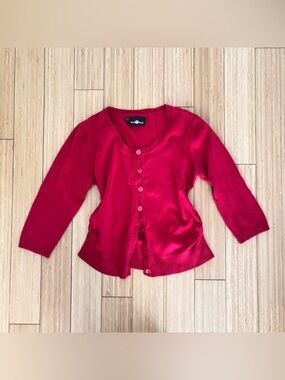 Vintage Y2K cherry red cardigan nouvelle vogue